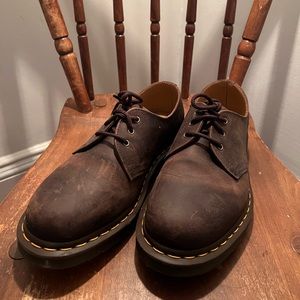 OXFORD DR MARTENS BROWN LEATHER